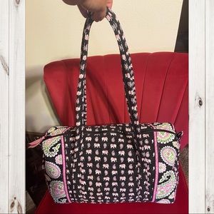 VERA BRADLEY DUFFEL HANDBAG
